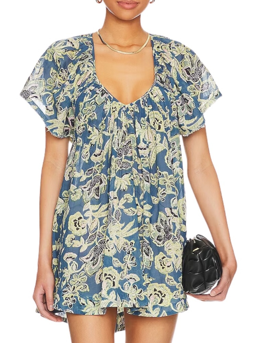 Free People Kauai Getaway Printed Tunic
